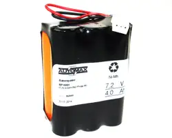 BP 6001 (7,2V-4,0Ah-Rx2-Plugg 38)