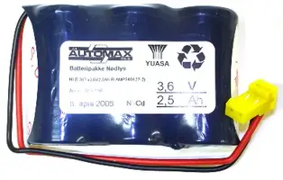 NLB 307(3,6V2,5Ah-R-Plugg 14)