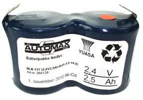 NLB 217 (2,4V2,5Ah-R-Fl.-4,8 +4,8)