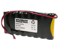 BP 8001 (9,6V-1000mAh ledninger)