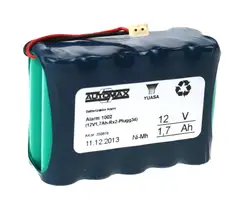 Alarm 1002 (12V1,7Ah-Rx2-Plugg34)