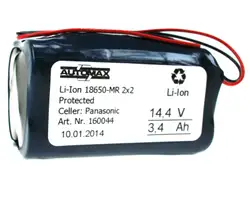 Li-Ion 18650-MR 2x2 (14,8V-3500mAh)