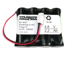 BP 4003 4,8V-2,2Ah MR4x1 Plugg 45