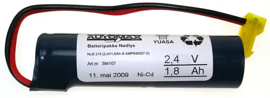 NLB 213 (2,4V1,8Ah-S-Plugg 14)