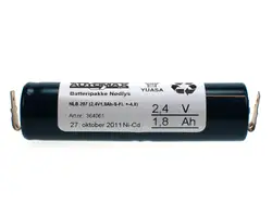 NLB 207  (2,4V1,8Ah-S-Fl.-4,8+4,8)