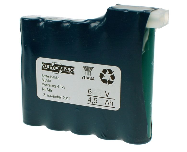 Silva batteripakke 6V-4,5Ah(A)(1x5)