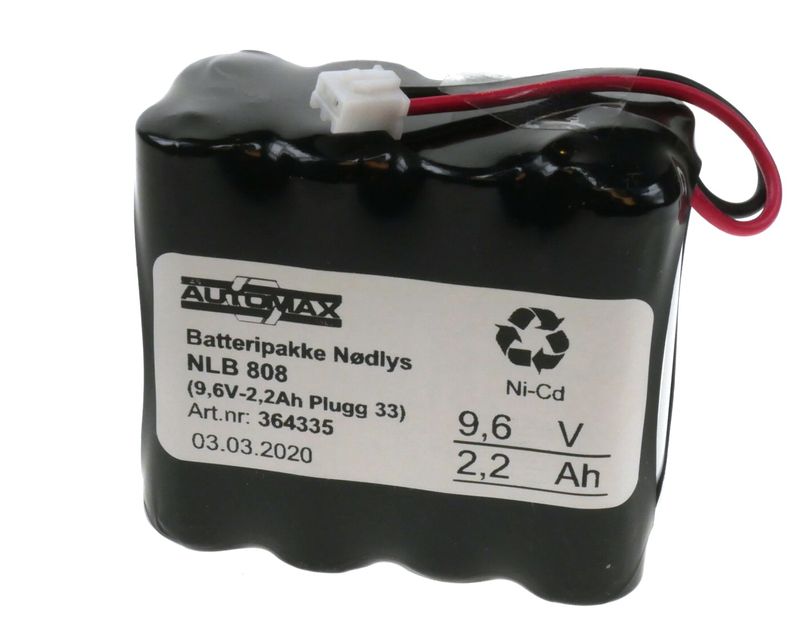 NLB 808 (9,6V-2,2Ah Plugg 33)