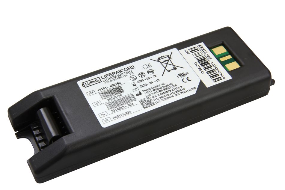 Lifepak CR2 batteri (12V 4,65Ah 55,8Wh)