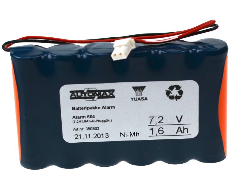 Alarm 604 (7,2V1,6Ah-R-Plugg34 )