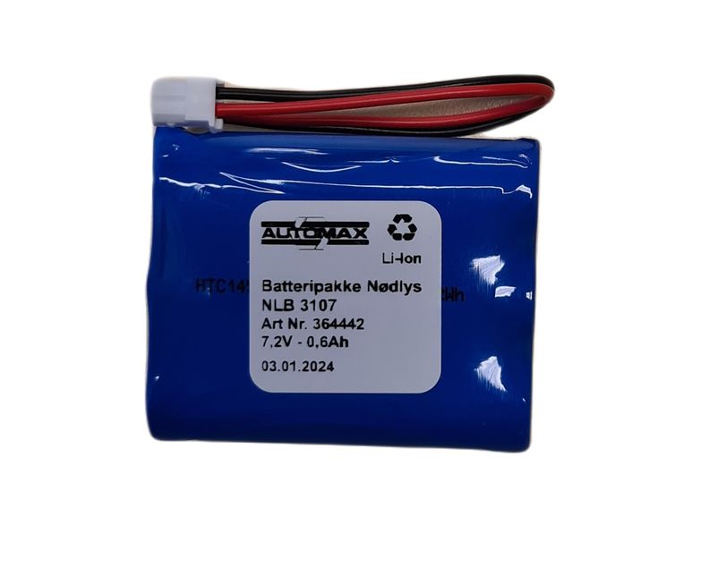 NLB 3107 (7,2V-0,6Ah-R-Plugg 34)