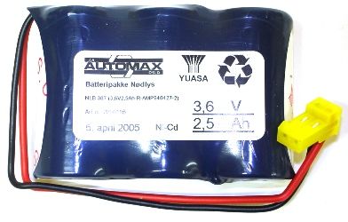NLB 307(3,6V2,5Ah-R-Plugg 14)