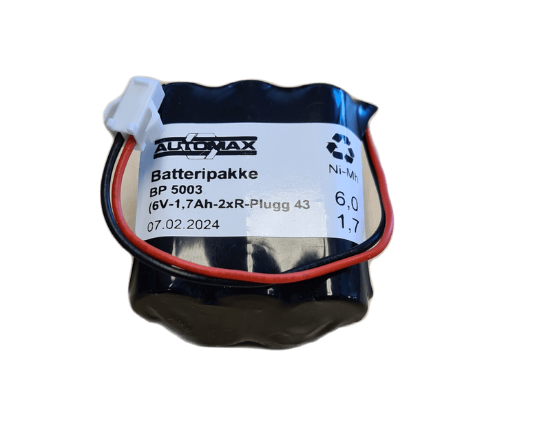BP 5003 (6V-1,7Ah-2xR-Plugg 43