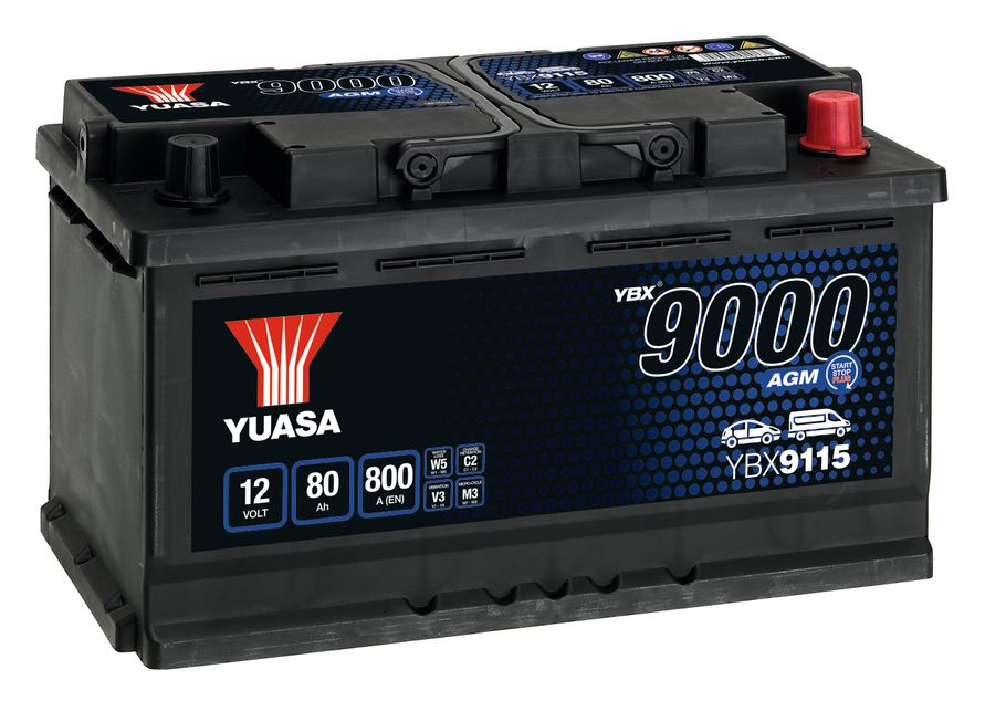 YBX9115 (12V 80Ah 800A)