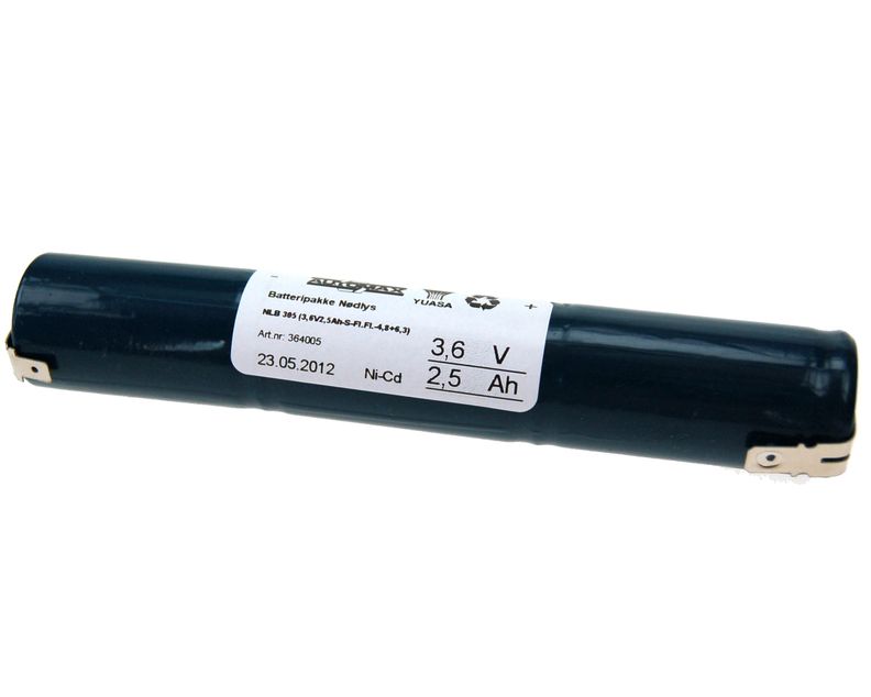 NLB 305 (3,6V2,5Ah-S-Fl.Fl.-4,8+6,3)