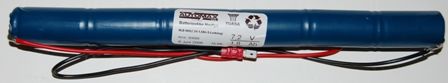 NLB 605(7,2V-1,8Ah-S-Ledning-4,8mm)
