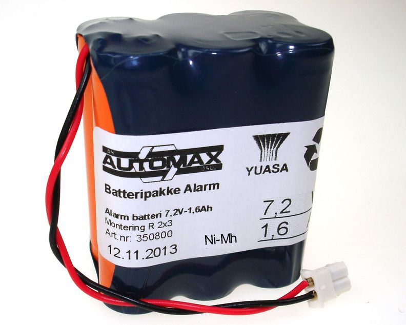 Alarm 601 (7,2V1,6Ah-Rx2-plugg34)