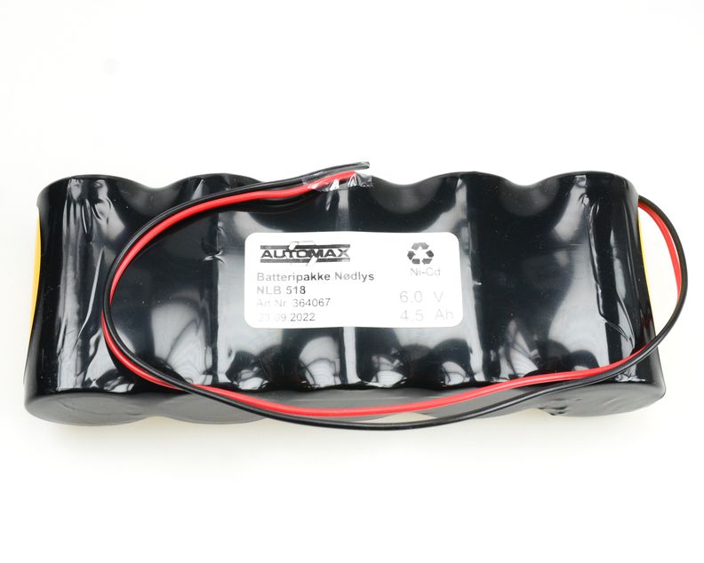 NLB 518 (6,0V4,5Ah-R-Ledning)