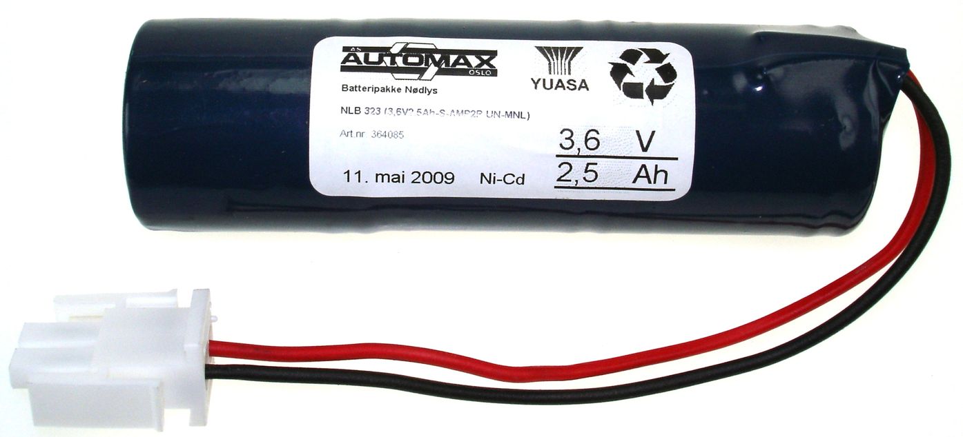 NLB 323 (3,6V2,5Ah-S-Plugg 11)