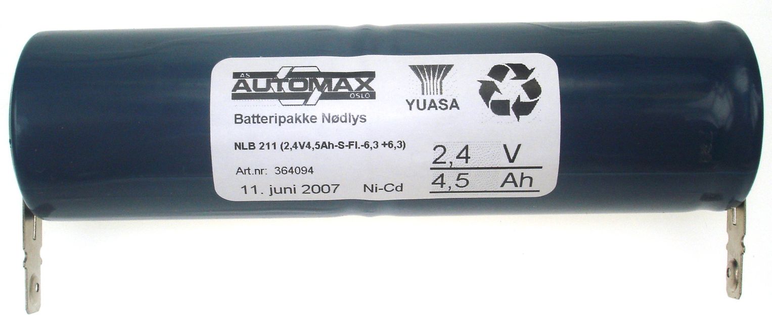 NLB 211 (2,4V4,5Ah-S-Fl.-6,3 +6,3)