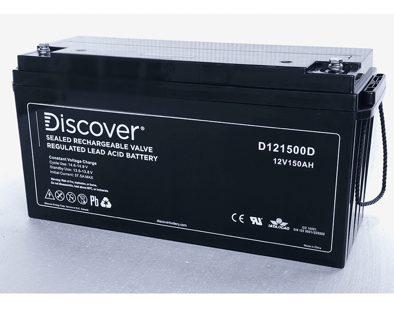 Discover D121500-D Deep Cycle (12Volt 150Ah) (AGM)