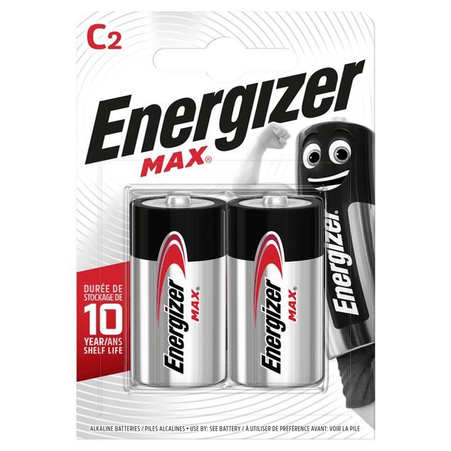 Energizer Max C - 2 pakning
